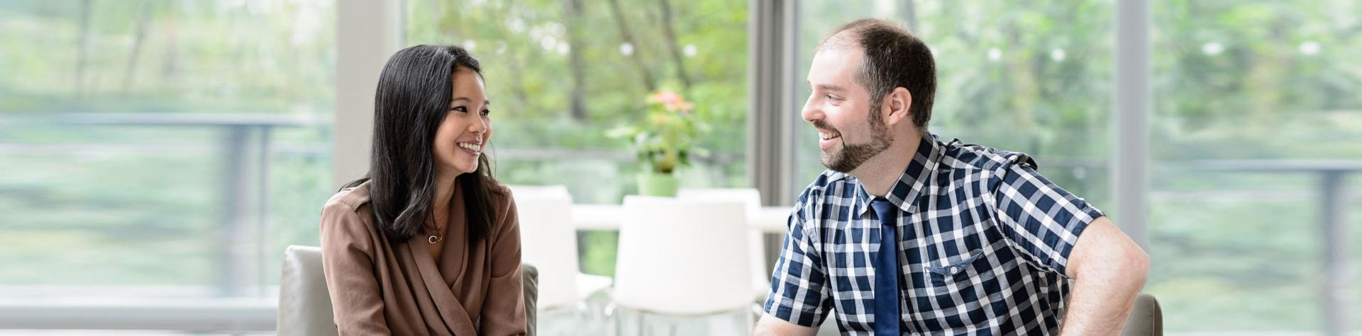 Careers at The Royal Conservatory - coworkers in discussion